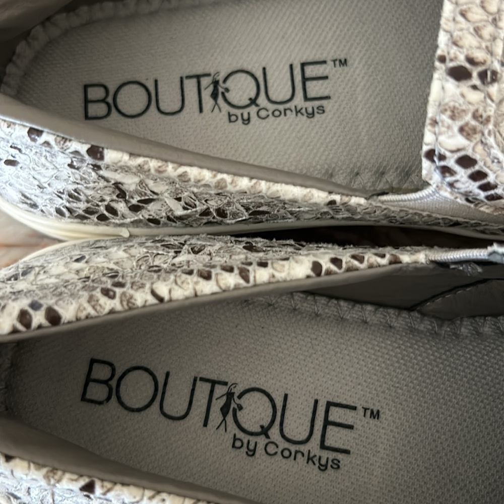 Corkys Womens Python Printed Sneakers - image 5